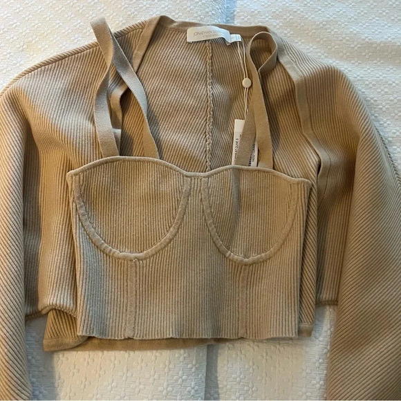 JONATHAN SIMKHAI STANDARD- Viola Top Set; Size S, New with Tags - Picture 3 of 12